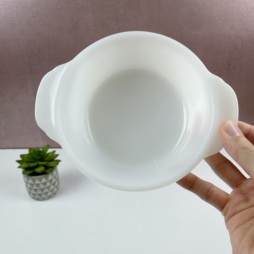Fire King White 1 Pint Dish Made in USA